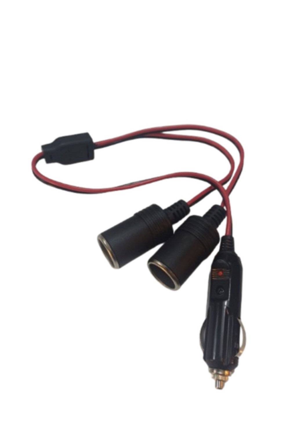 Oto Araç Çakmak Çoklayıcı Kablolu 2 Port Çakmaklık Çoğaltıcı sigortalı