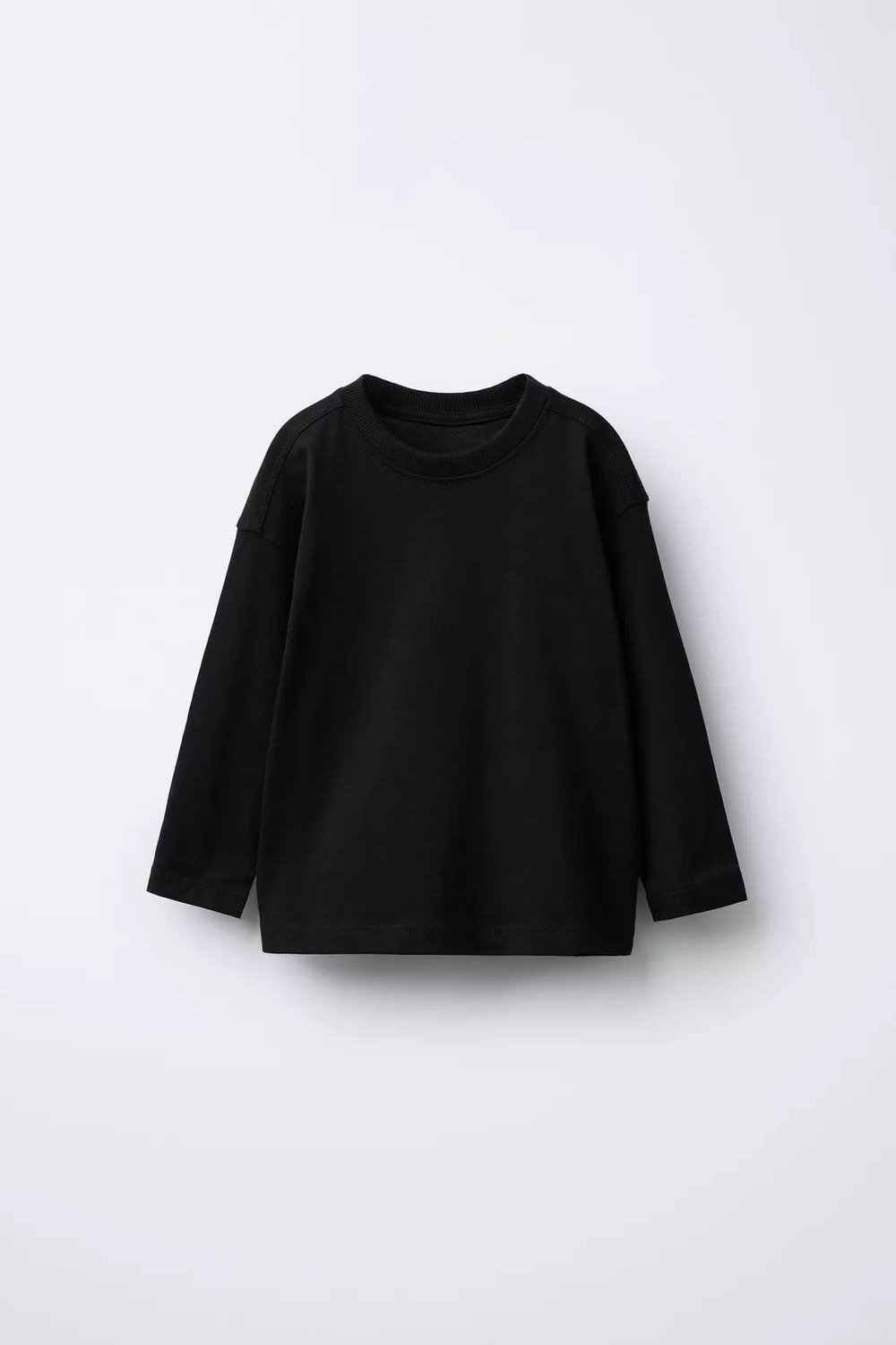 LACIEL BASIC UZUN KOL TSHIRT OVERSIZE SİYAH