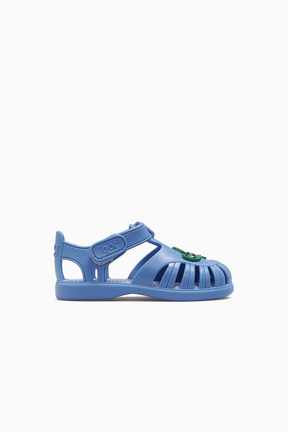 Tobby Croco Unisex Kaymaz Taban Çocuk Sandalet S10371-MAVİ