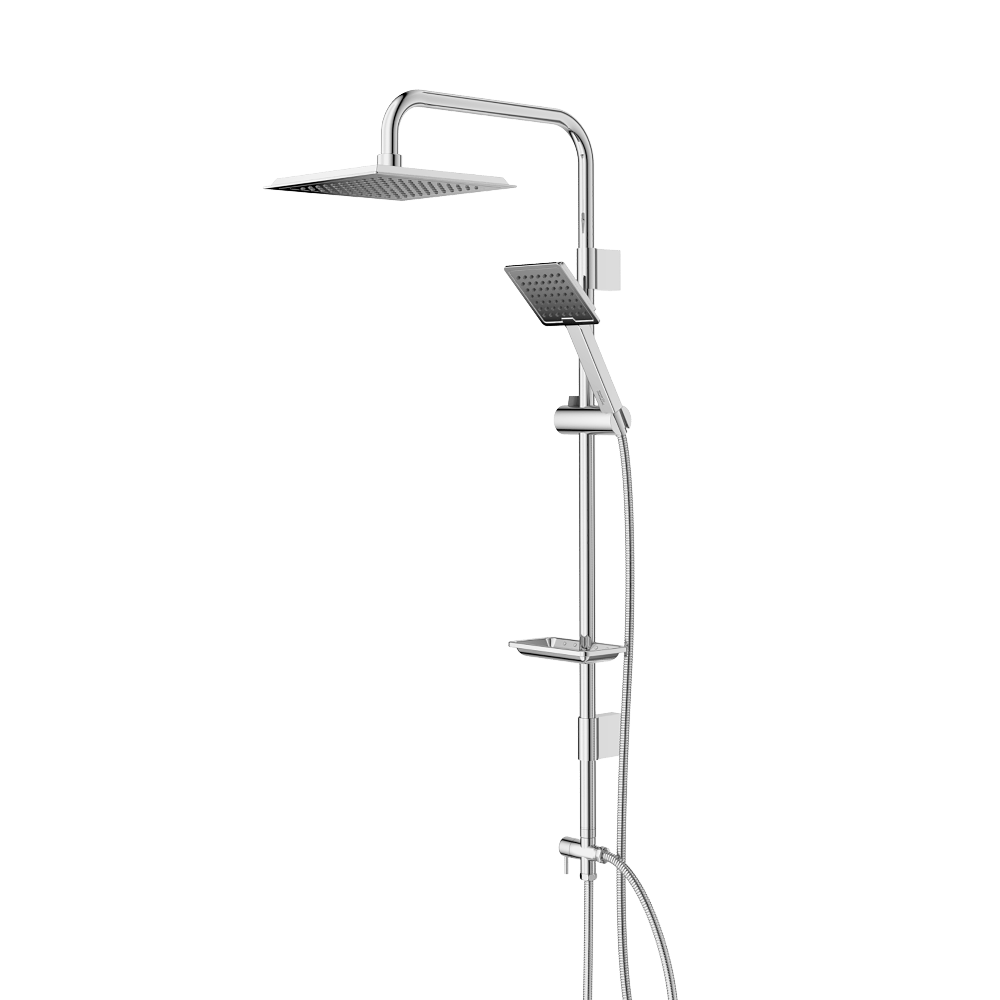 DIAMOND Frame Krom Şemsiye Duş Seti