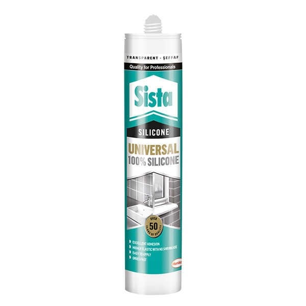 SİSTA Universal Silikon Şeffaf 280ML