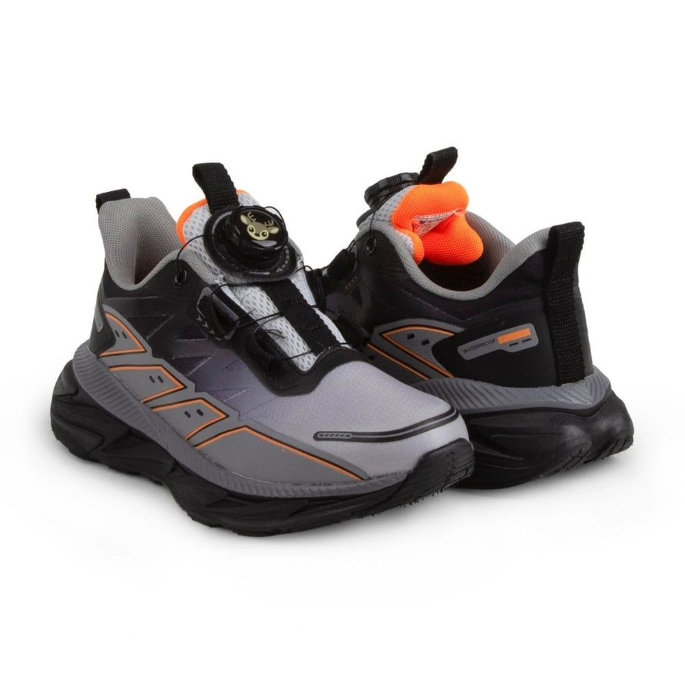 Buckhead Hynde Çocuk Waterproof Outdoor Spor Ayakkabı - Gri Turuncu BUCK3116-250