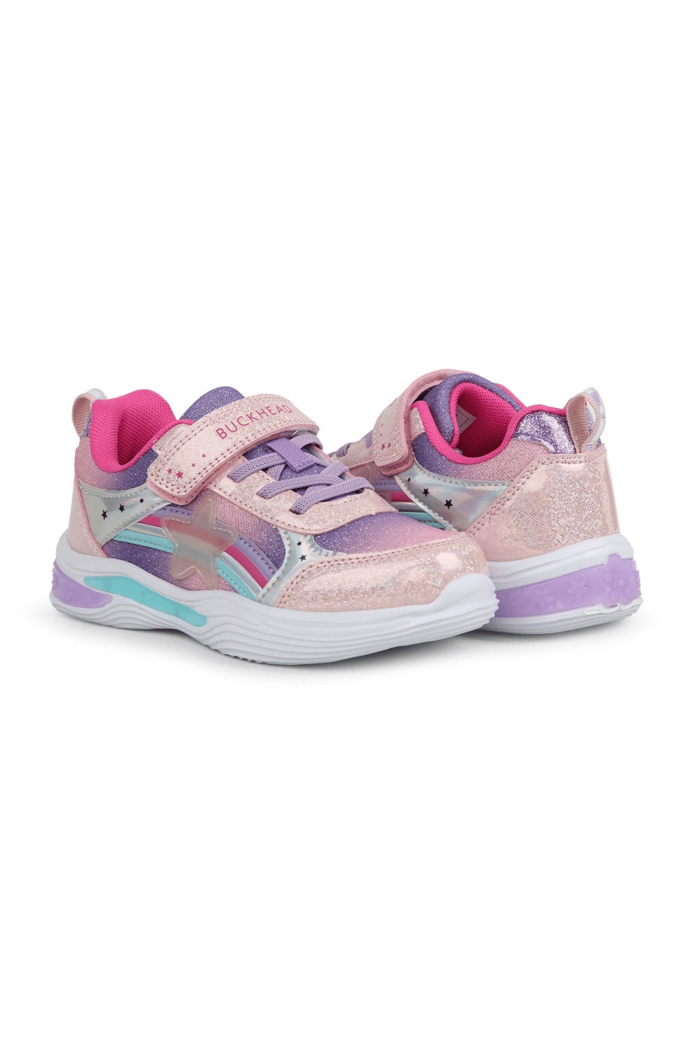 Buckhead Stary Kız Çocuk Pembe Işıklı Spor Ayakkabı BUCK3024-009