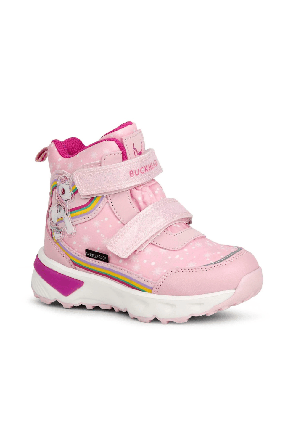 Buckhead Unicornie Kız Çocuk Işıklı Bot - Pembe Waterproof BUCK3033-009