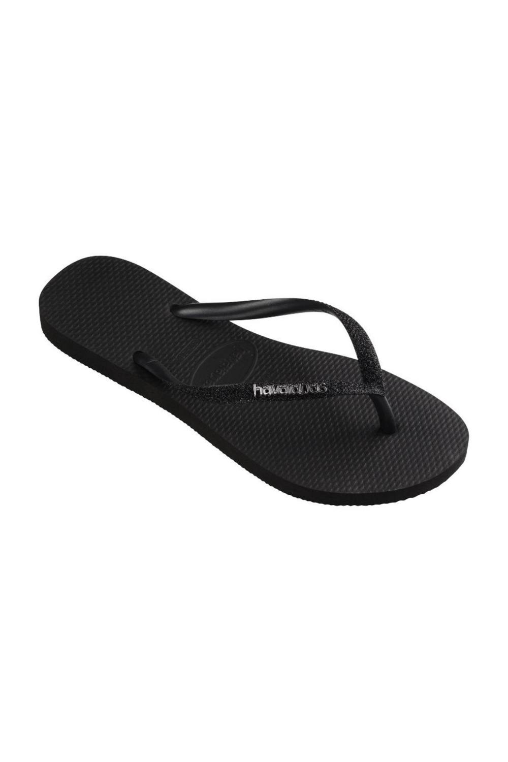 Havaianas Slim Glitter II Kadın Siyah Simli Terlik 4146975-1069