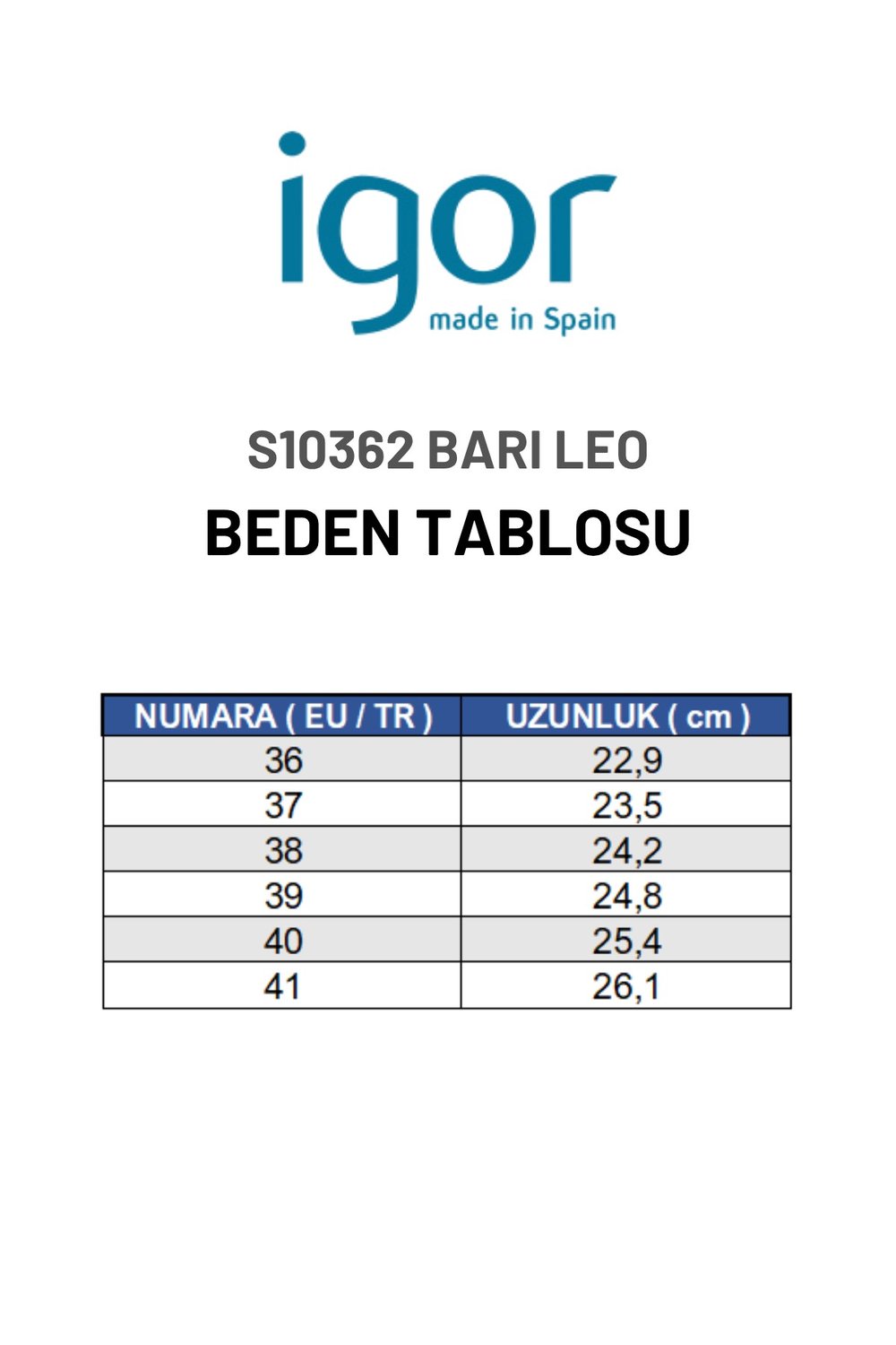 Igor Bari Leo Kadın Parmak Arası Terlik - Siyah Leopar S10362-002