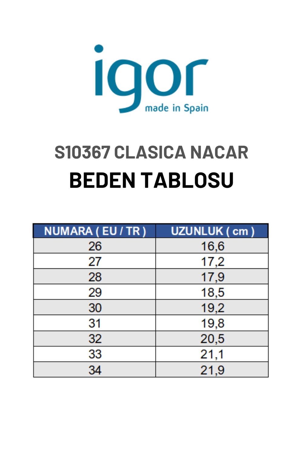 Igor Clasica Nacar Kız Çocuk Sandalet - Fildişi S10367-079