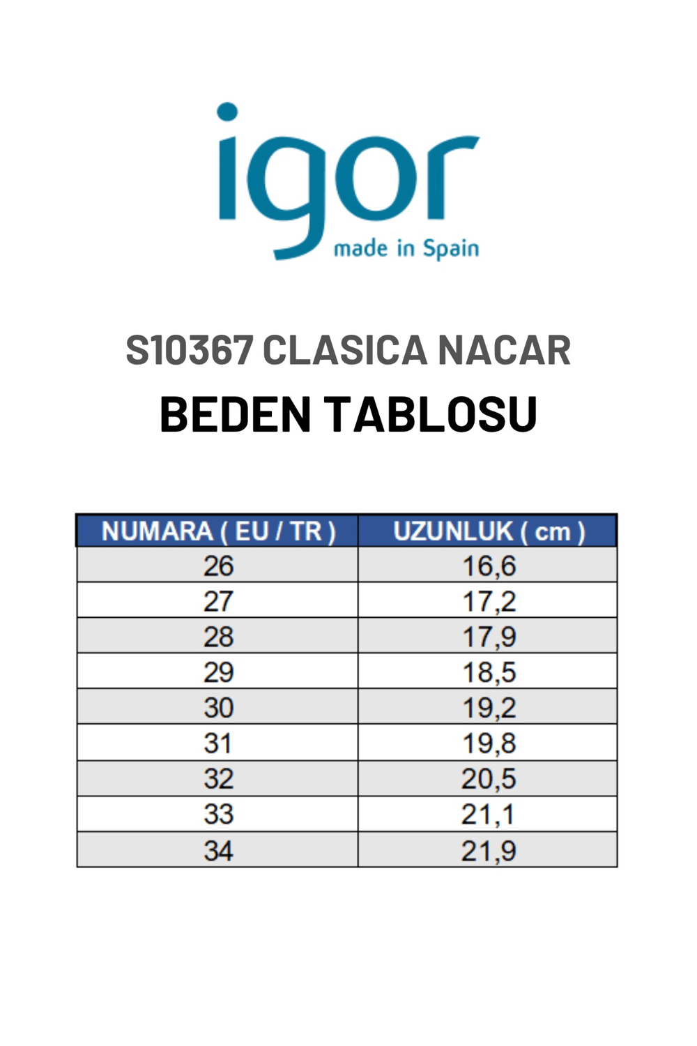 Igor Clasica Nacar Kız Çocuk Sandalet - Platin S10367-388
