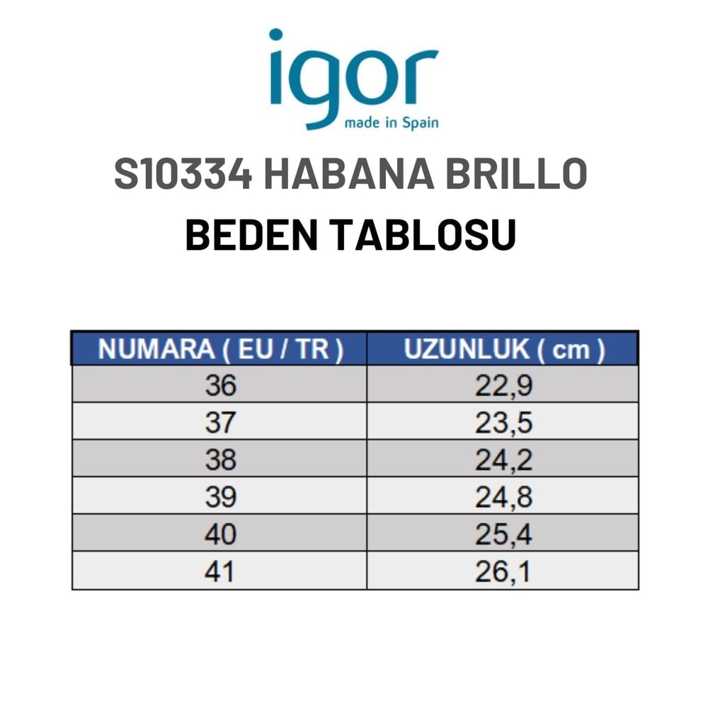 Igor Habana Brillo Kadın Siyah Rugan Terlik S10334-002