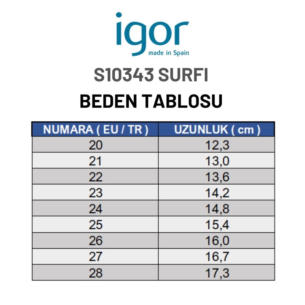 Igor Surfi Çocuk Okyanus Sandalet S10343-225