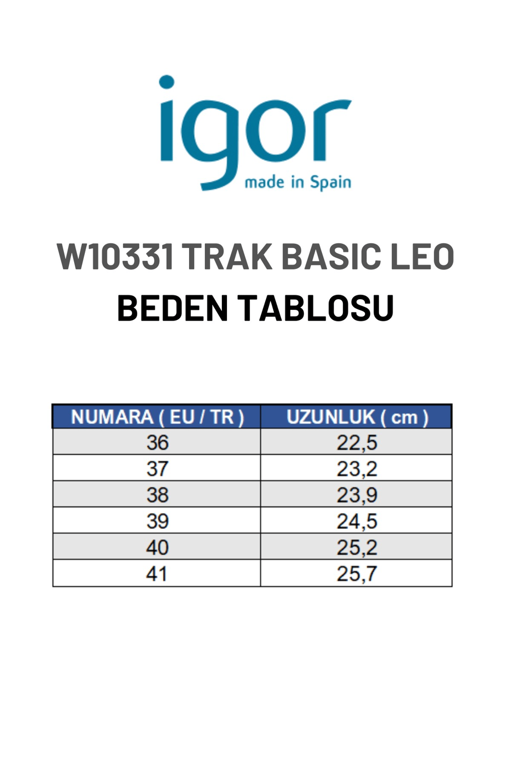 Igor Trak Basic Leo Kadın Yağmur Botu - Siyah Leopar W10331-002
