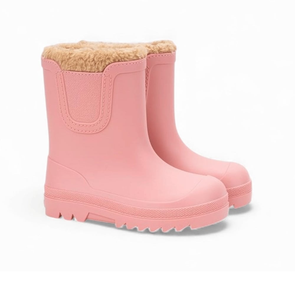 Igor Verona Borreguito Kız Çocuk Kürklü Yağmur Çizmesi - Pembe W10340-402