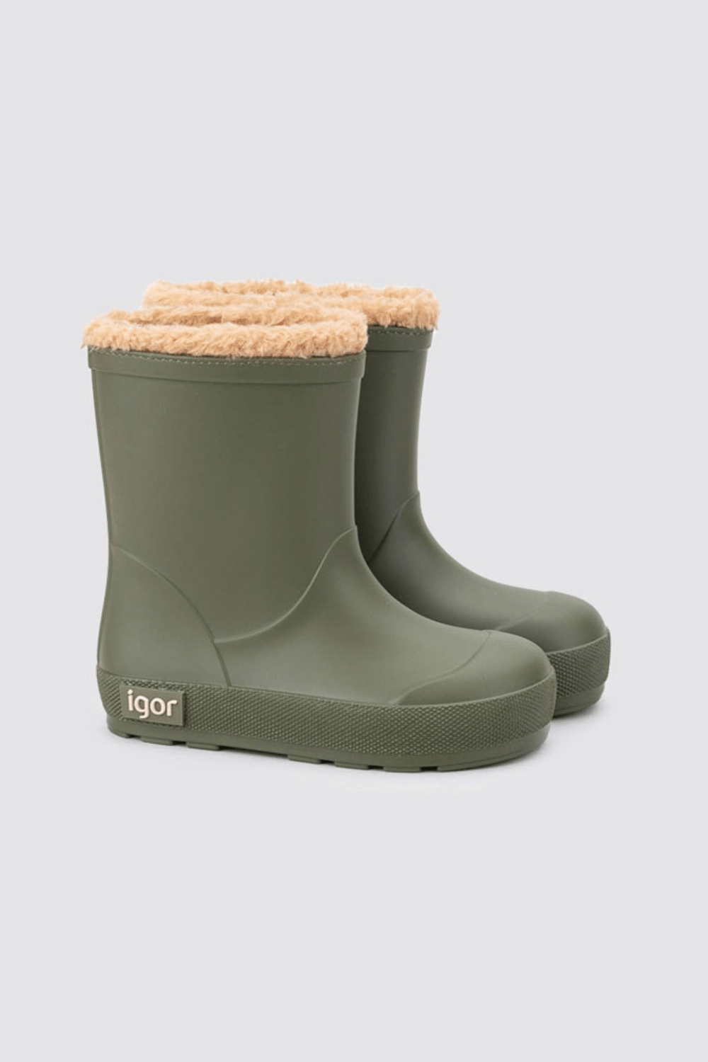 Igor Yogi Borreguito Kürklü Çocuk Haki Yağmur Çizmesi W10306-042