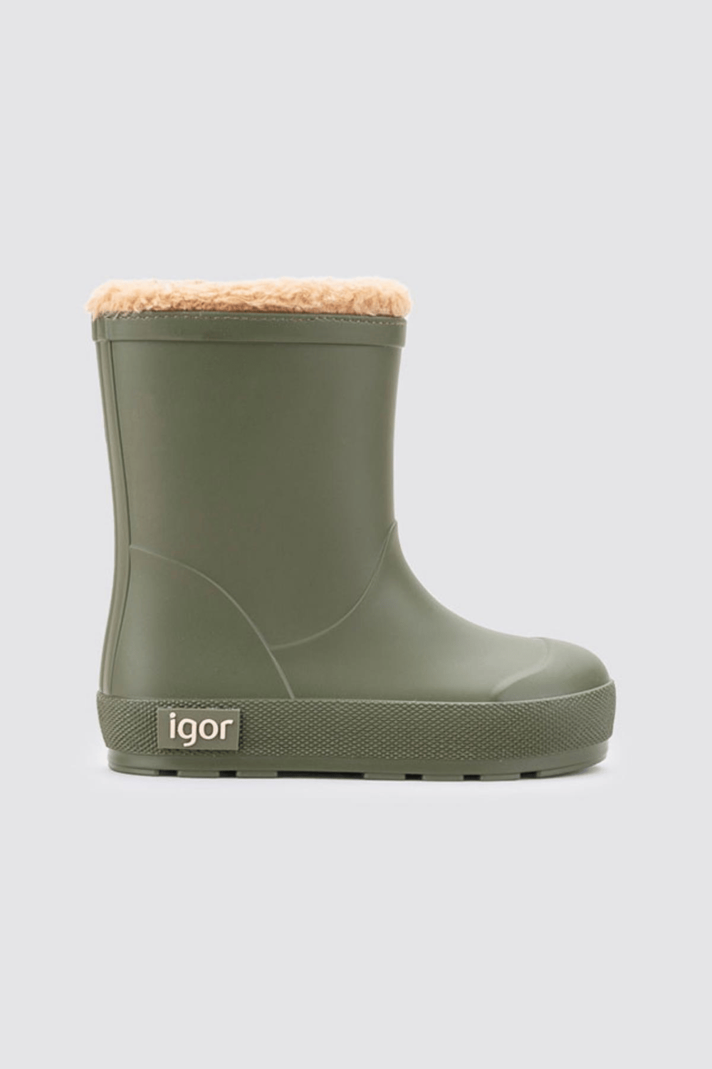 Igor Yogi Borreguito Kürklü Çocuk Haki Yağmur Çizmesi W10306-042