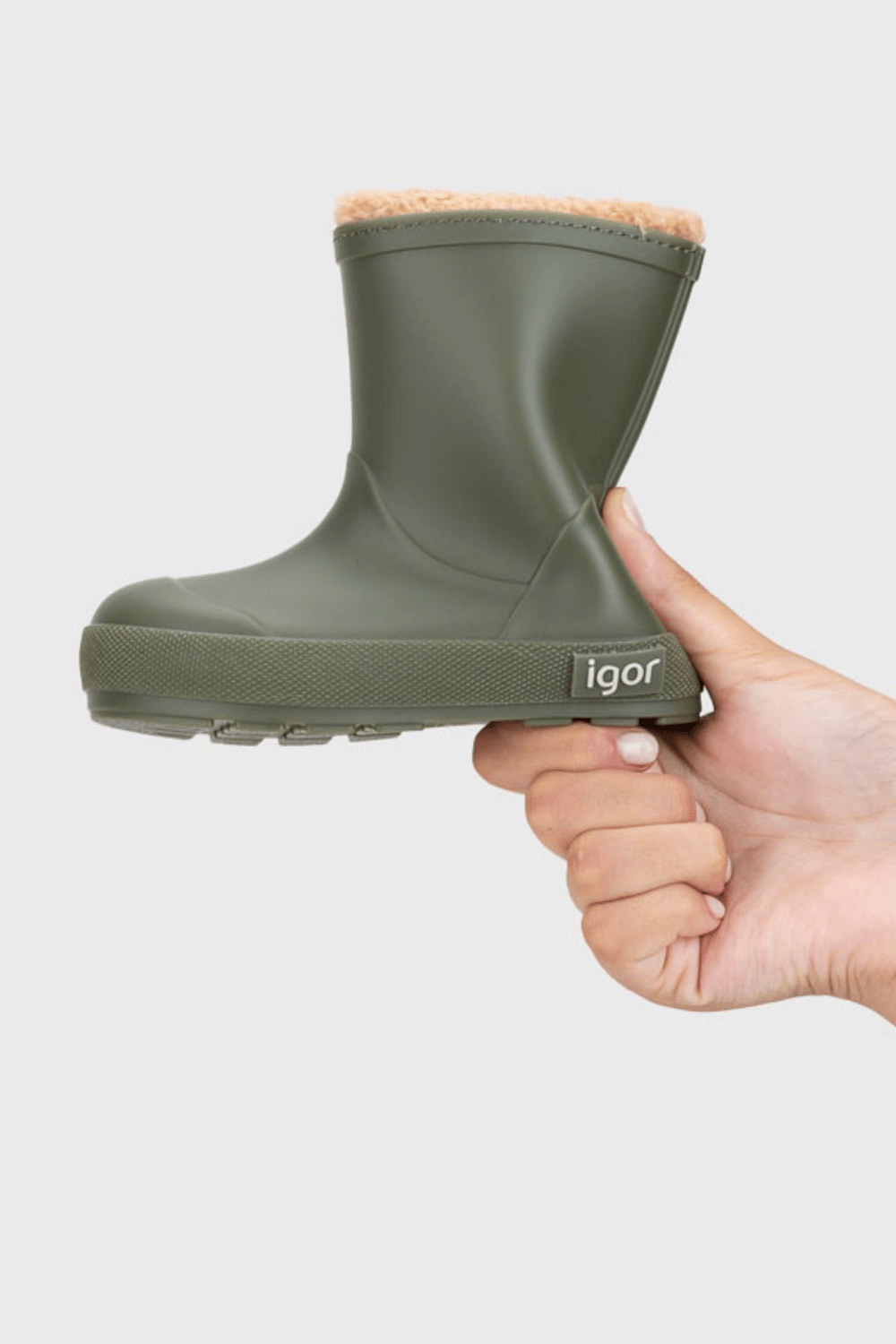 Igor Yogi Borreguito Kürklü Çocuk Haki Yağmur Çizmesi W10306-042