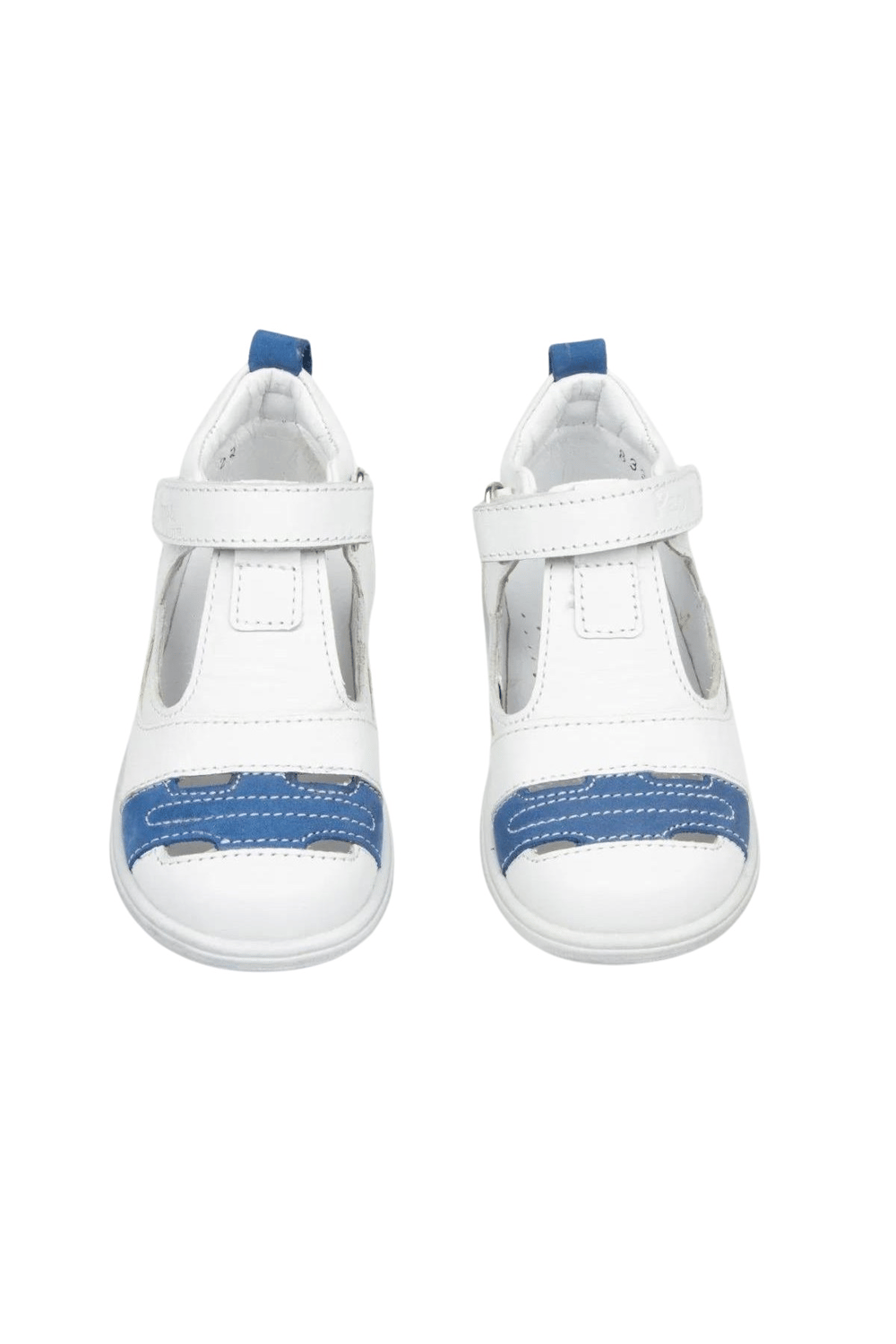 Pappa Çocuk Beyaz Deri Sandalet B0833-01