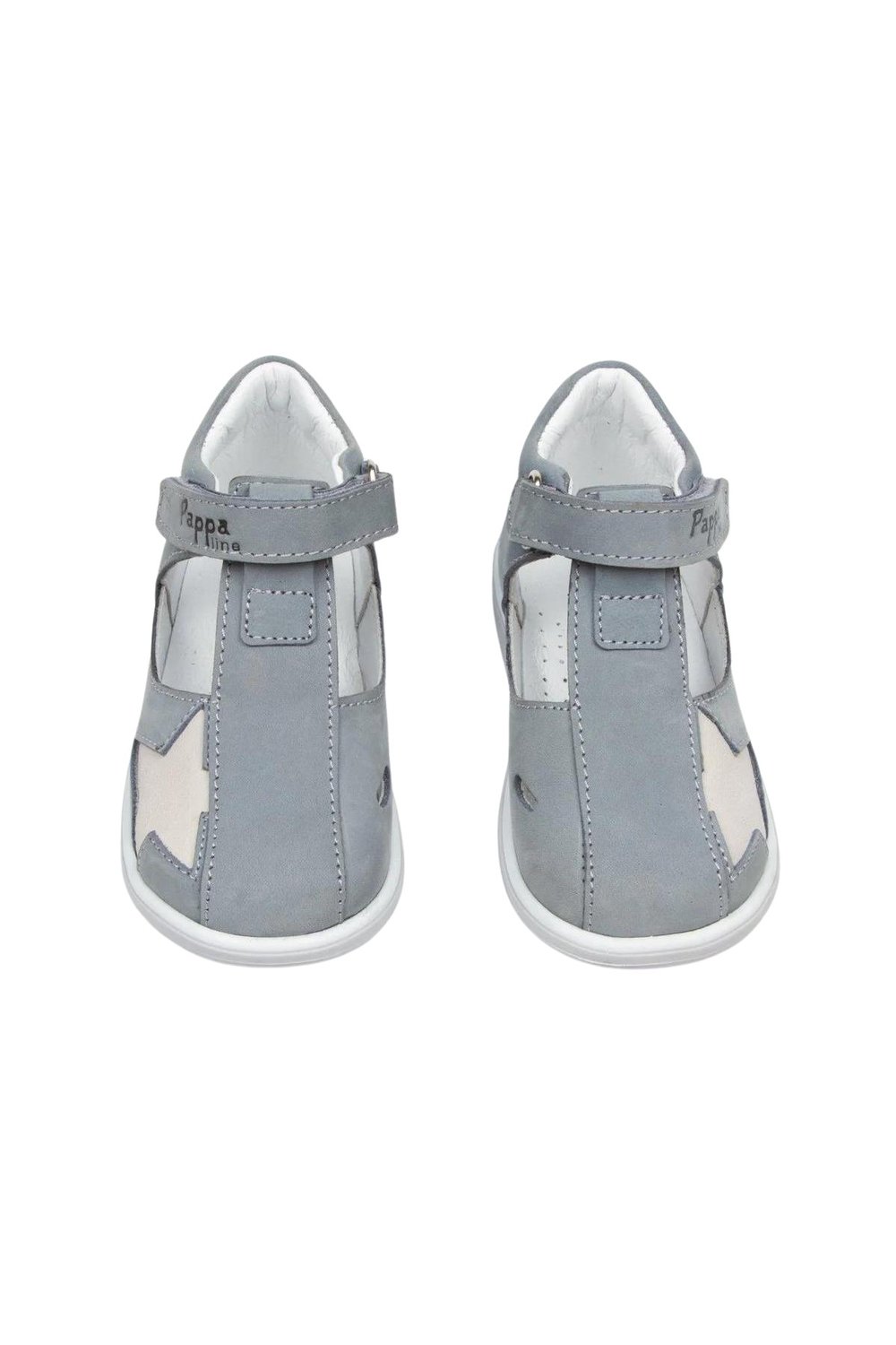 Pappa Çocuk Gri Nubuk Deri Sandalet B0831-02