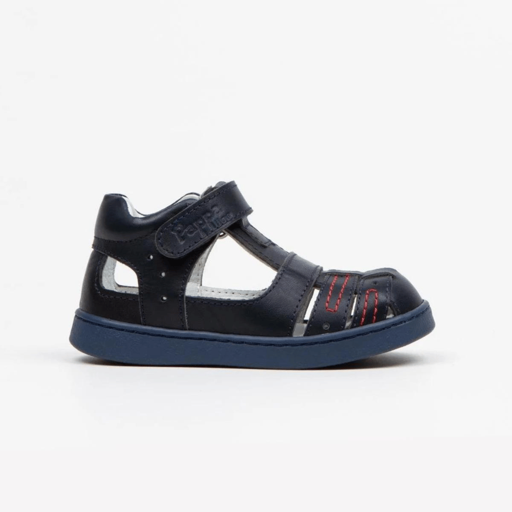 Pappa Çocuk Lacivert Deri Sandalet B0805-02