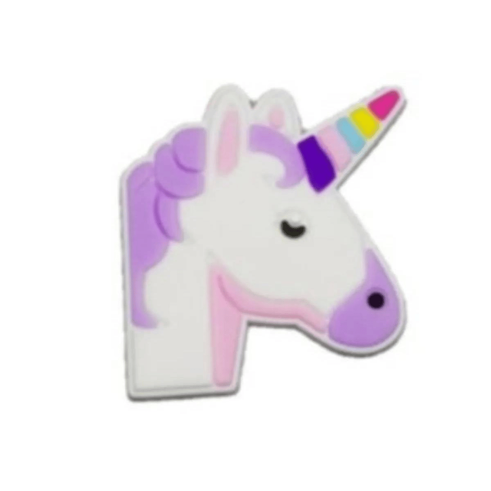 Paqpa Lila Unicorn Desenli Crocs Terlik Süsü Jibbitz CJ-1101