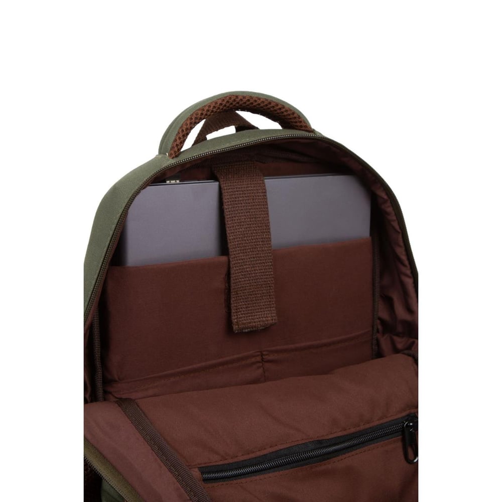 qp Maderia Unisex Haki Laptop Bölmeli Sırt Çantası QP1003-05