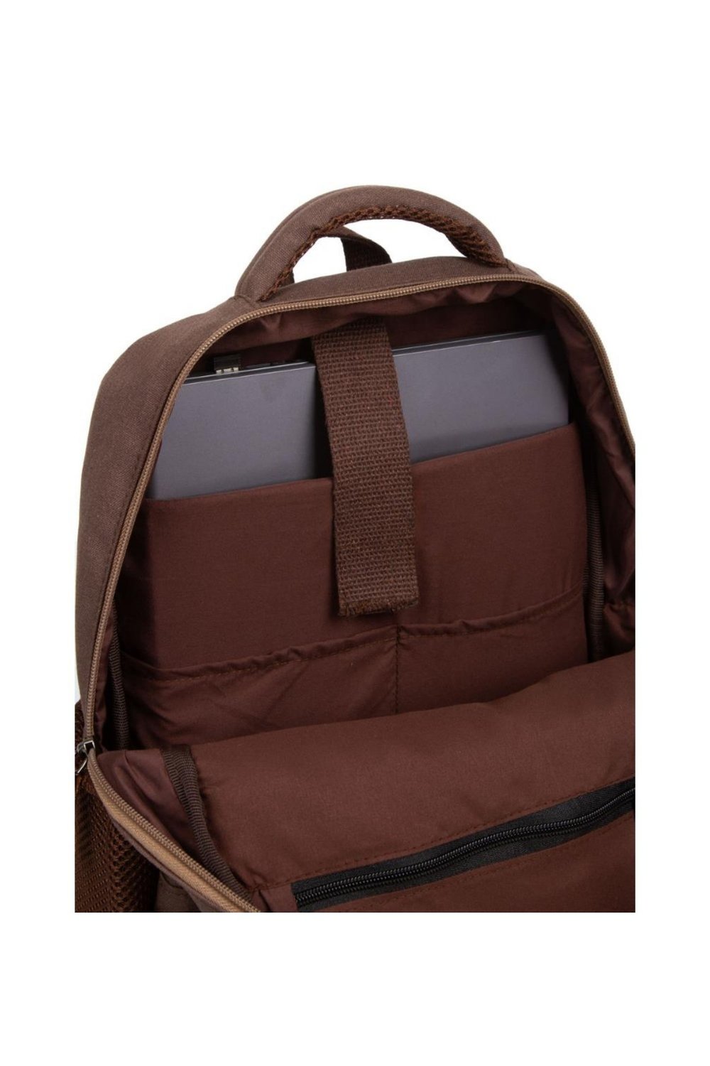qp Maderia Unisex Mokka Laptop Bölmeli Sırt Çantası QP1003-01