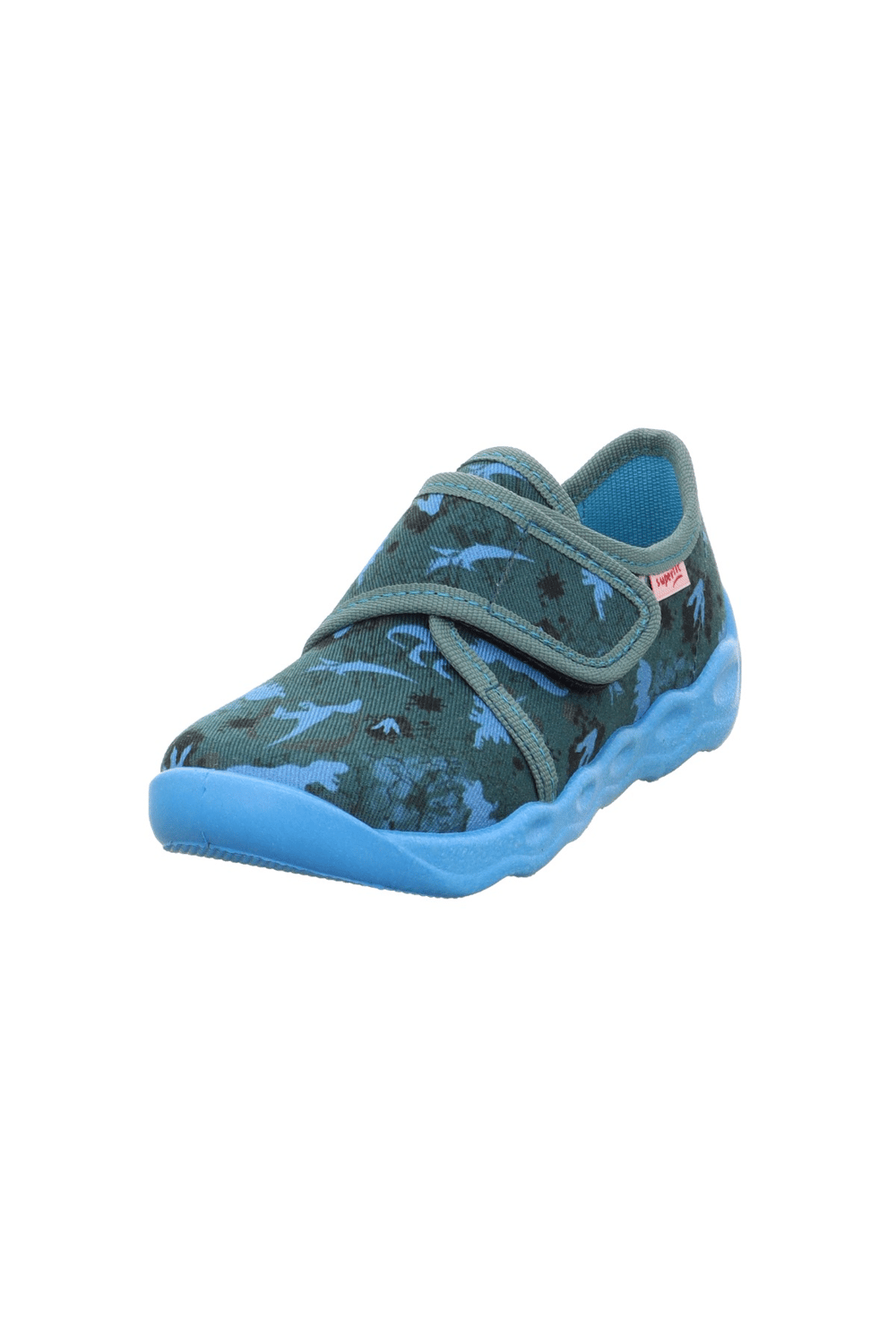 Superfit Bubble Çocuk Ev Kreş Ayakkabısı - Haki Mavi 006273-7010
