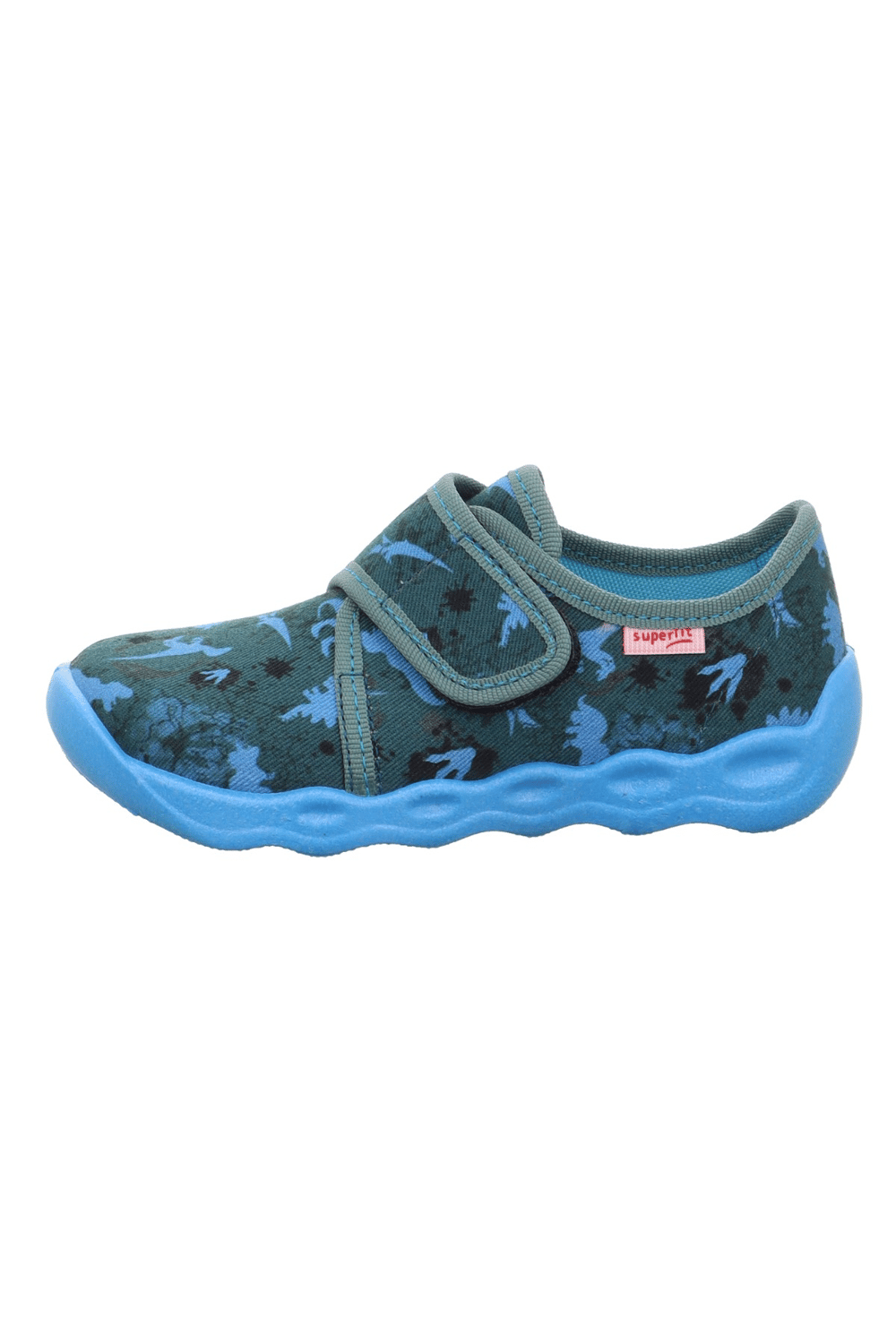 Superfit Bubble Çocuk Ev Kreş Ayakkabısı - Haki Mavi 006273-7010