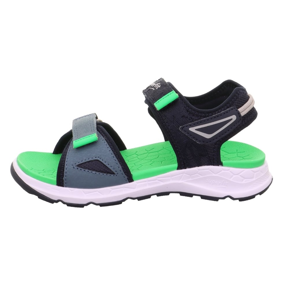 Superfit Criss Cross Çocuk Sandalet - Lacivert Yeşil 000588-8000