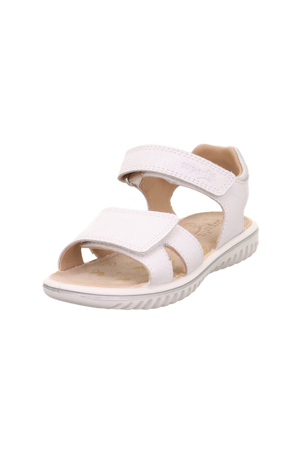 Superfit Sparkle Kız Çocuk Sandalet - Beyaz Gümüş 609004-1020