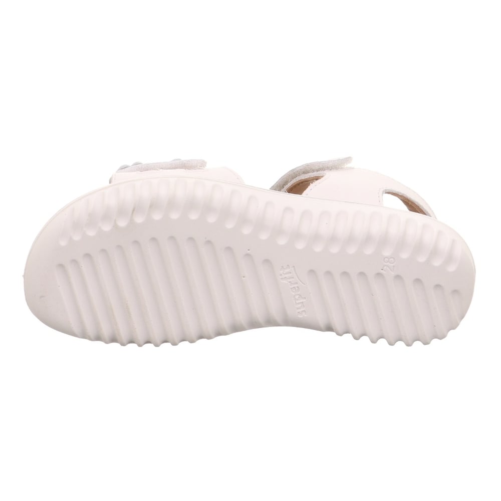 Superfit Sparkle Kız Çocuk Sandalet Çiçekli - Açık Krem 009019-1000