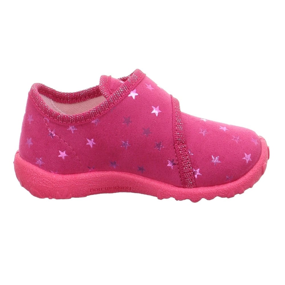 Superfit Spotty Kız Çocuk Panduf Yıldız Desenli - Fuşya 009246-5550