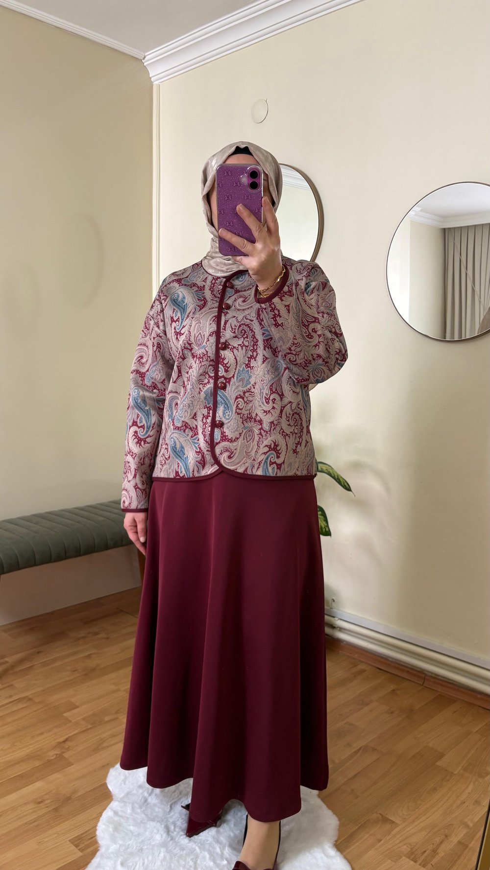 Schuba Etekli Takım | Bordo