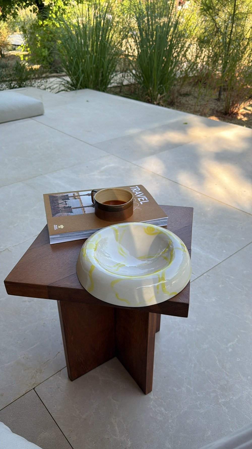 Stoneware Güneş Çiçeği Sunum Tabağı