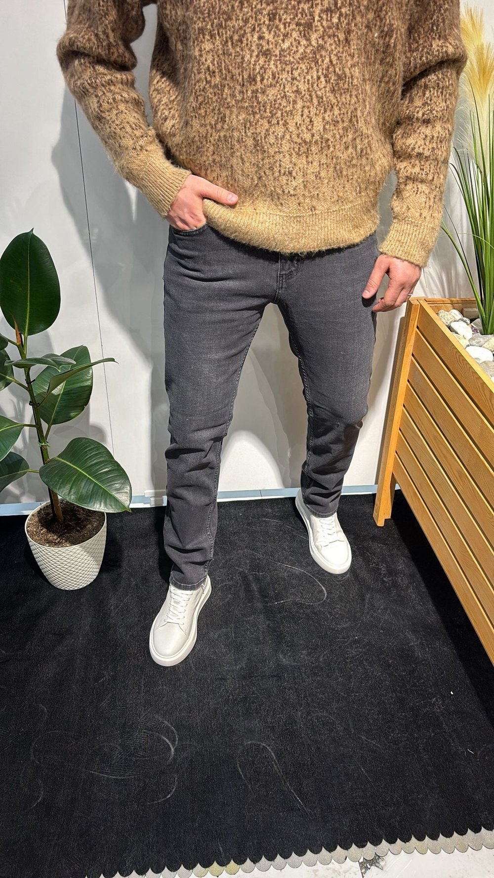 GRİ KOT PANTOLON