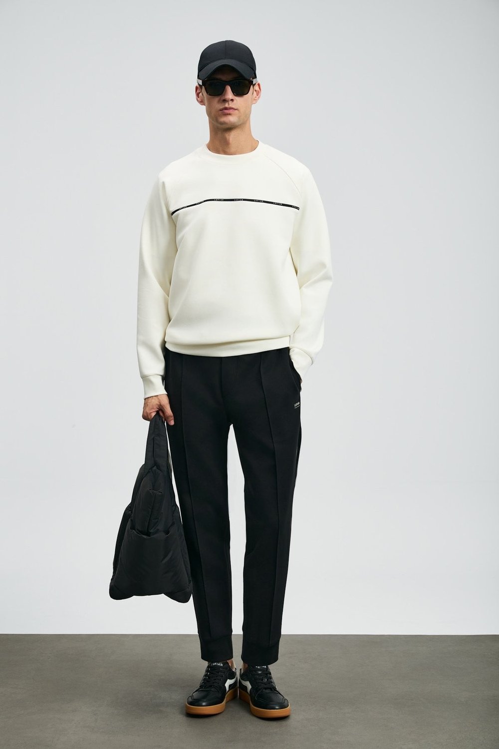LUFİAN COSMO KIRIK BEYAZ SWEATSHIRT