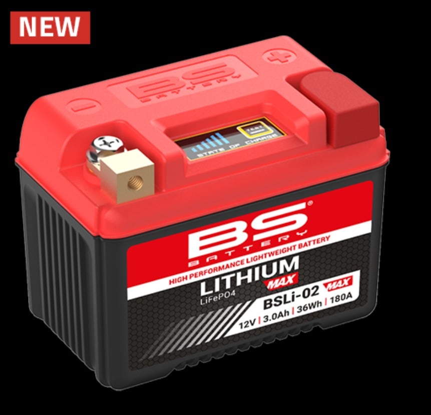 BS02 MAX LİTYUM AKÜ 180 CCA