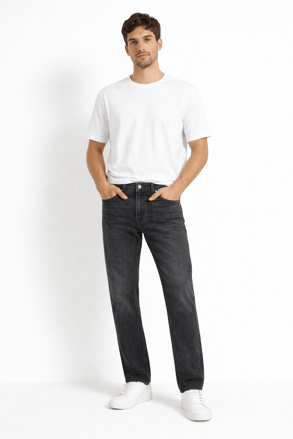 Jeans Erkek Regular Fit Esnek Kumaş Günlük Denim Pantolon