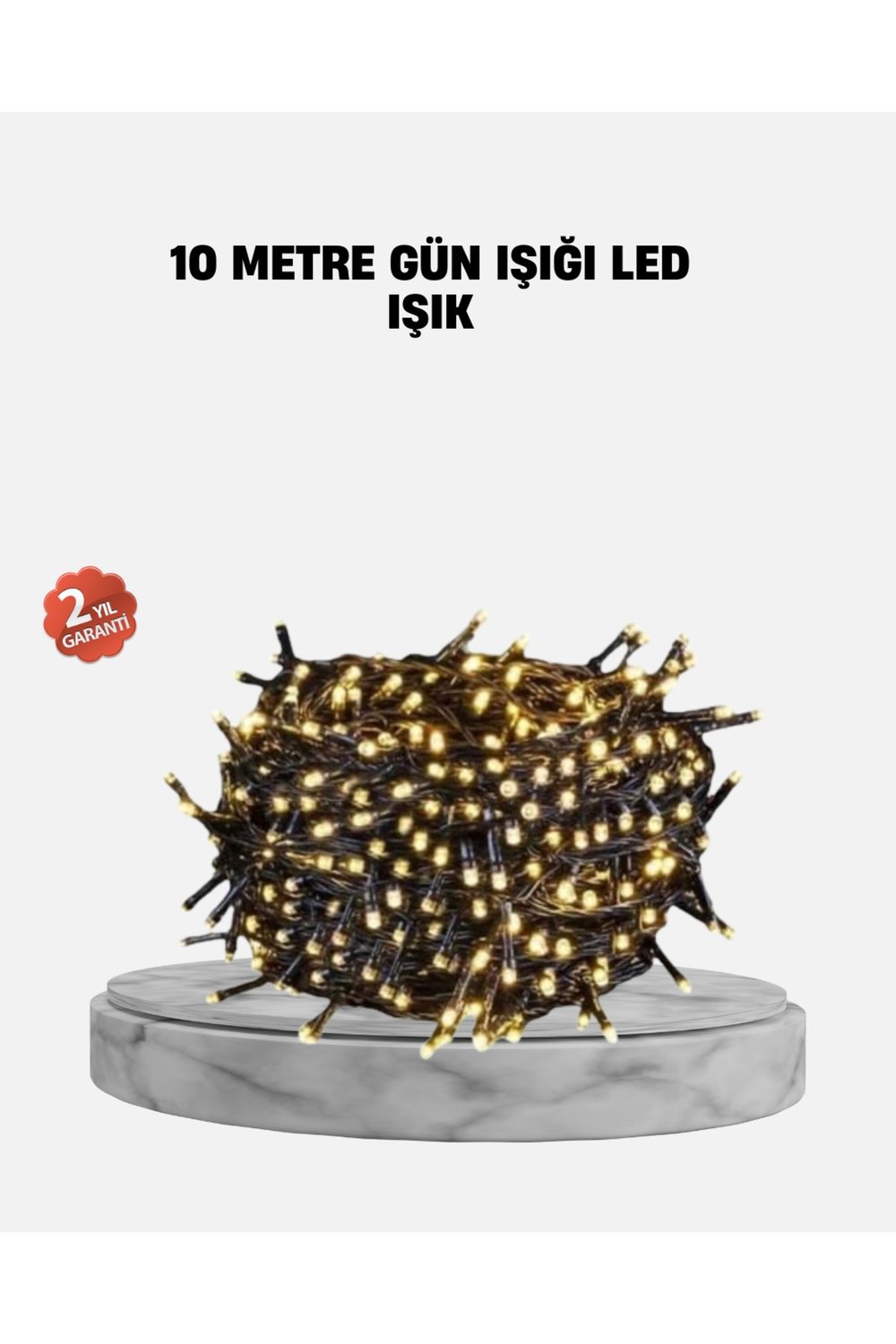 10 Metre LED Işıklı Dekoratif Parti ve Kutlama Aydınlatması
