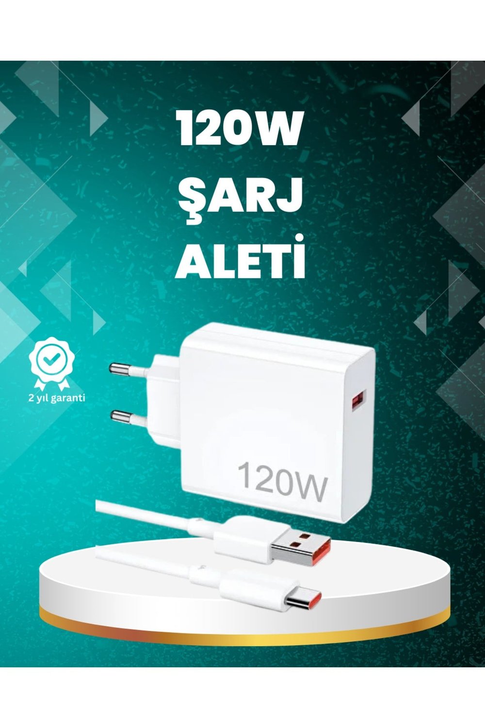 120 Watt Güçlü Hızlı Şarj Adaptörü Huawei P30 P40 Mate 20 Pro Uyumlu - ECR1183-3412