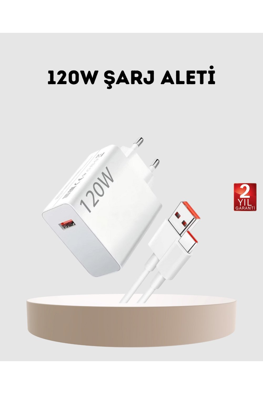 120W USB-C Şarj Adaptörü Süper Hızlı Şarj Güç Kaynağı Seti