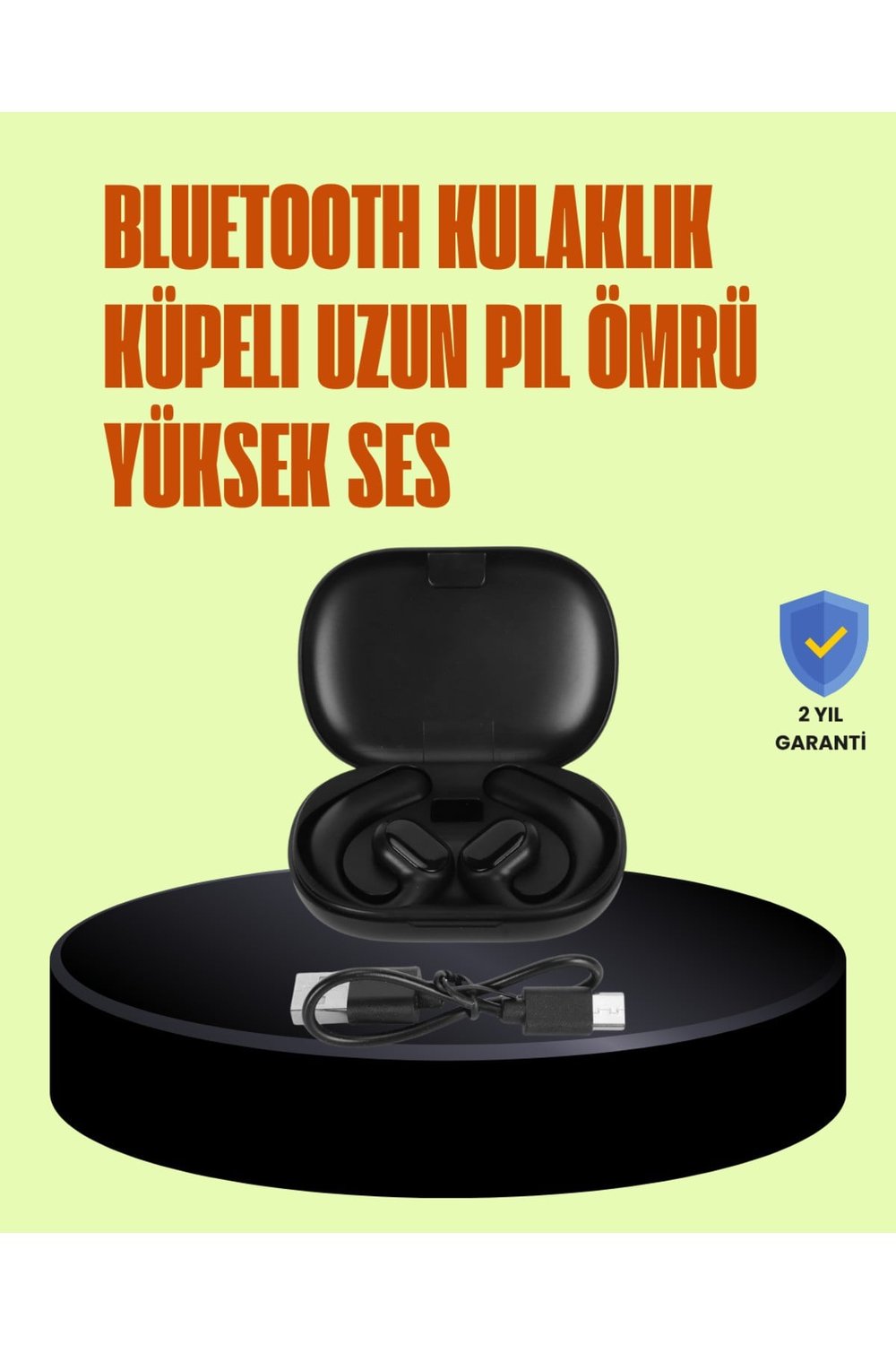 13 mm Sürücü Teknolojisiyle Yüksek Ses Kalitesi – Klipsli Spor Kulaklık