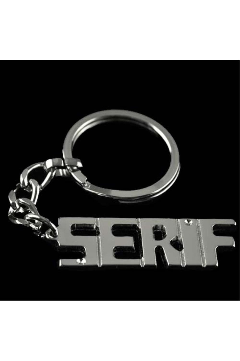 1610409749 Şerif (230904) İsimli Anahtarlık-