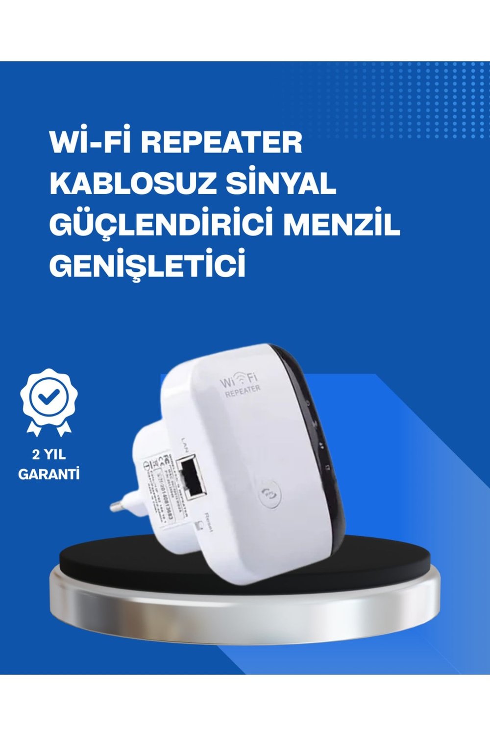 2.4GHz WiFi Tekrarlayıcı Router – WPS Destekli Kablosuz Ağ Genişletici