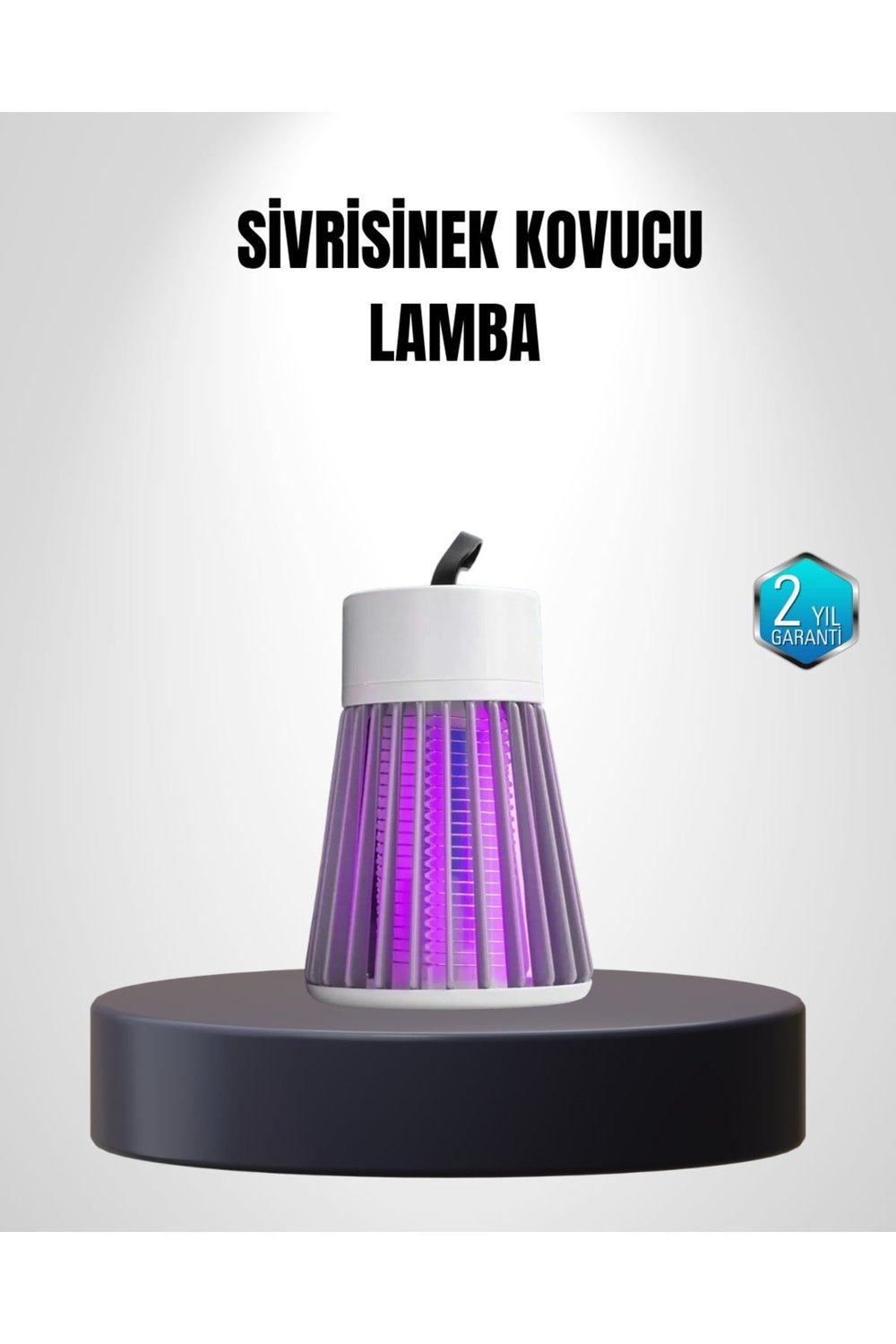 2000 mAh Şarjlı Sivrisinek Kovucu Lamba – Kimyasalsız, Güvenli ve Taşınabilir