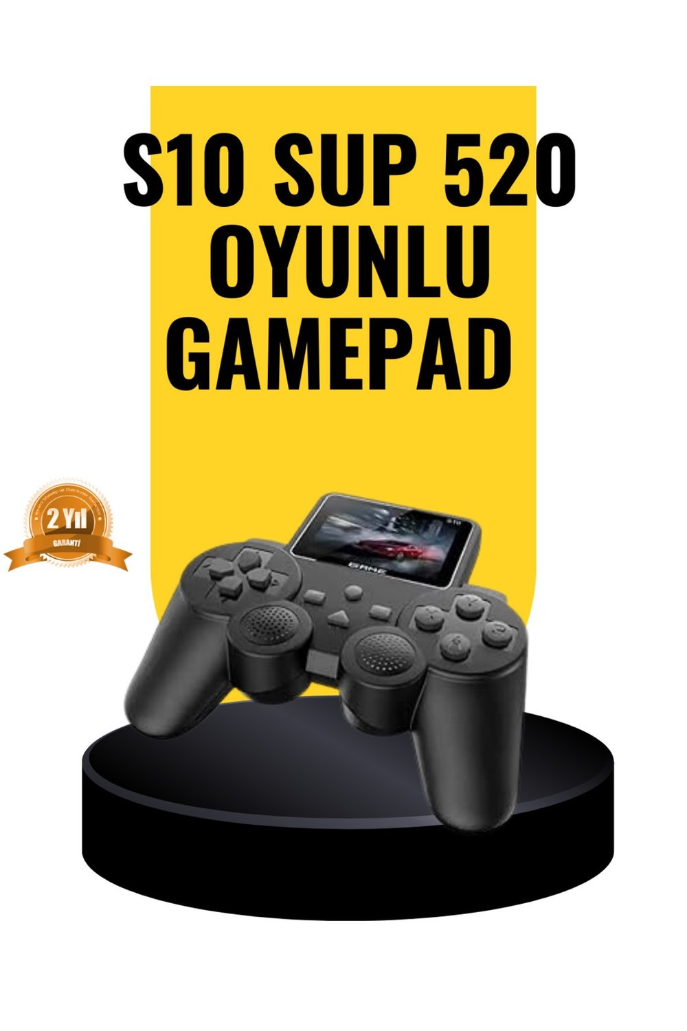 2025 A Kalite S10 Gamepad 520 Oyunlu TV Bağlantılı Retro Atari Konsolu