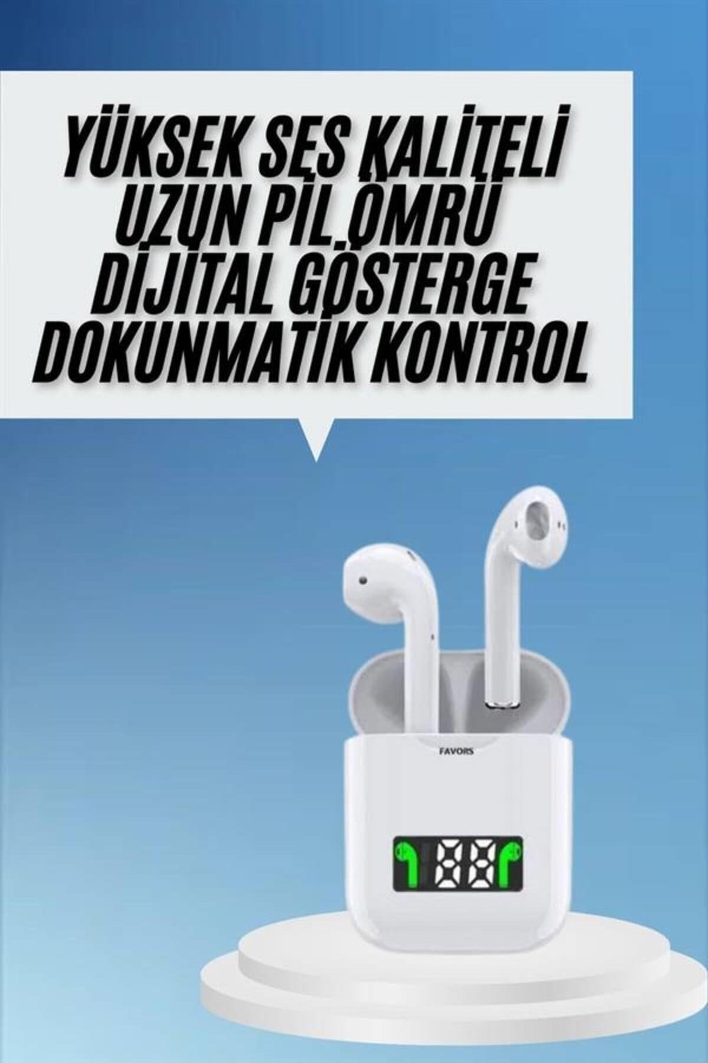 2025 Yeni Model Bluetooth Kulaklık Kablosuz TWS Yüksek Kaliteli ANC Özelliği