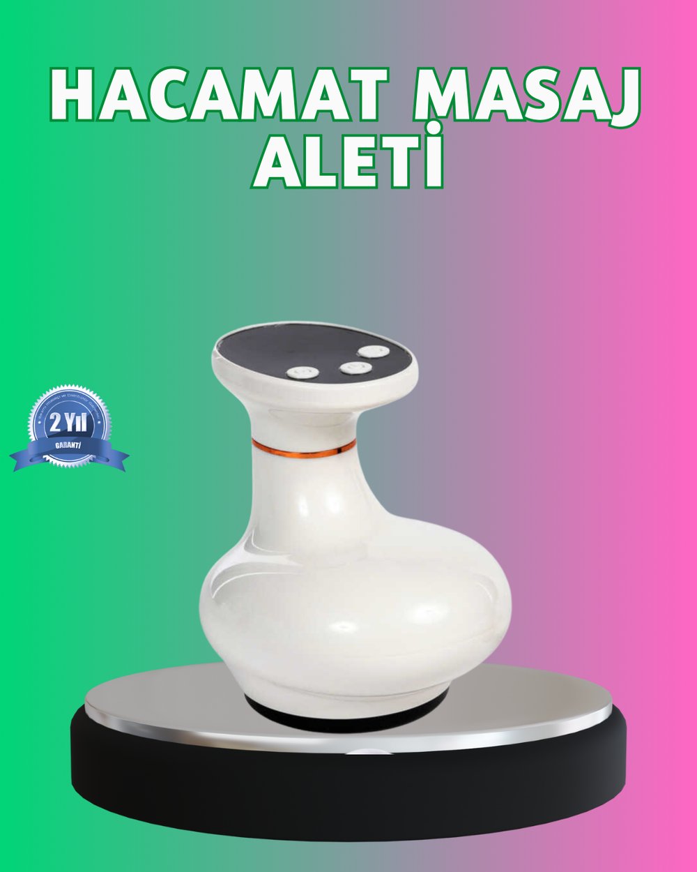 3 Fonksiyonlu Masaj Aleti Cilt Sıkılaştırıcı ve Rahatlatıcı