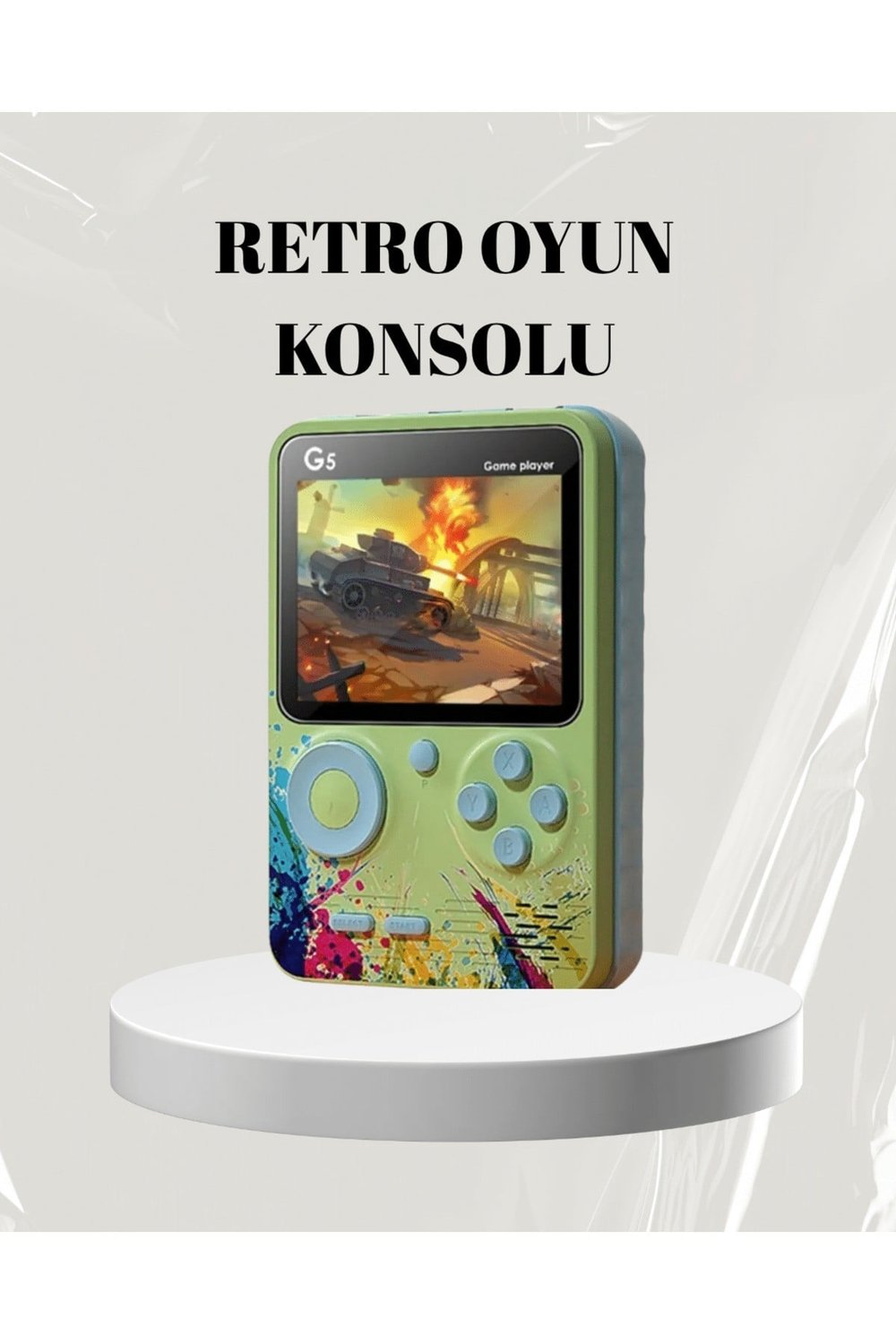 3 İnç Renkli Ekranlı Taşınabilir El Konsolu – G5 Modeli