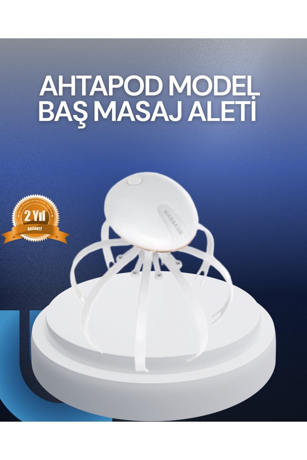 3 Kademeli Elektrikli Kafa Masaj Aleti Stres Giderici Ev Tipi Masaj