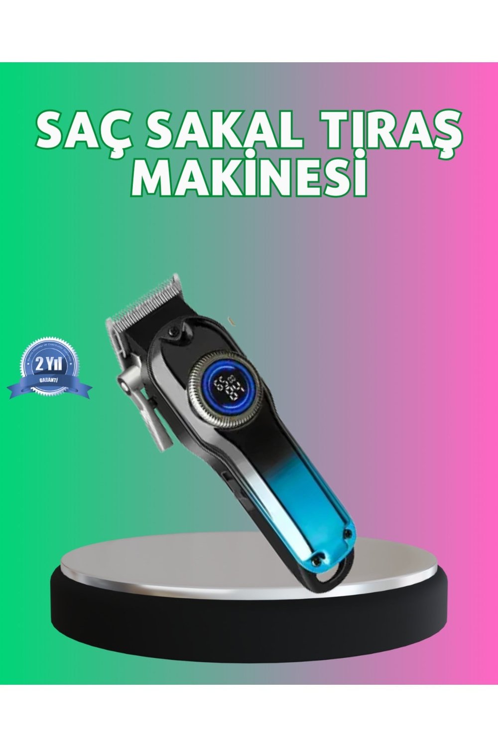 4 Limit Tarağı ve Ayarlanabilir Kesim Uzunluğu Saç Makinesi
